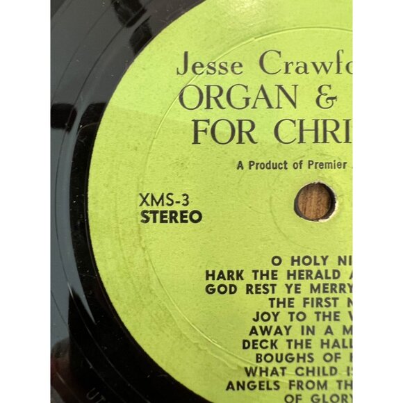 Jesse Crawford Plays Organ & Chimes For Christmas Vinyl LP XMS-3 Stereo - Picture 4 of 6